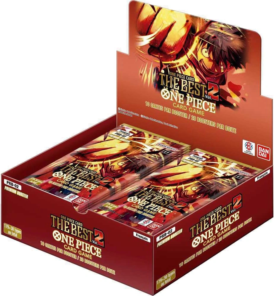 One Piece - Lot de 20 Boosters Premium PRB02 : Meilleur Vol. 2 - ¨¦dition Fran?aise