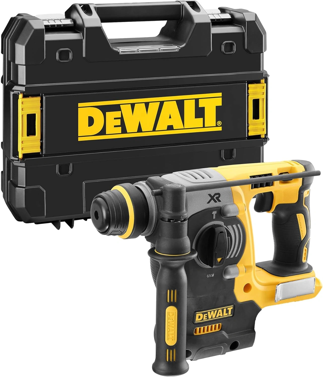 DEWALT - Marteau Perforateur SDS-Plus 18V XR Brushless, 24mm, Bo?tier Seul, Mod¨¨le DCH273NT-XJ