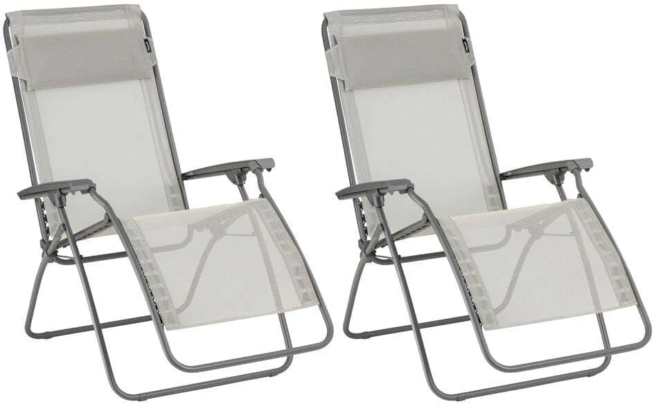 Fauteuils Relax Lafuma Zero Gravit¨¦ x2 - Confort Ext¨¦rieur, Fabriqu¨¦s en France, R¨¦sistants aux Intemp¨¦ries
