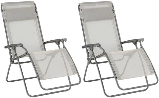 Fauteuils Relax Lafuma Zero Gravit¨¦ x2 - Confort Ext¨¦rieur, Fabriqu¨¦s en France, R¨¦sistants aux Intemp¨¦ries