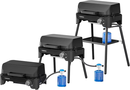 Barbecue ¨¤ Gaz Campingaz S Tour & Grill | Portable avec Couvercle & Pieds Amovibles | Id¨¦al pour Camping, Balcon, Terrasse | 2400W