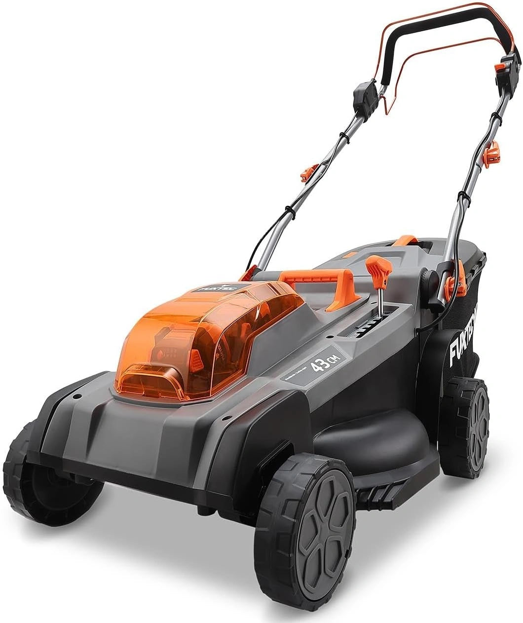 Tondeuse ¨¤ Gazon sans Fil 40V avec Traction et Mulching - 46 cm, 2 Batteries 5Ah + Chargeur