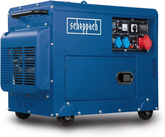 G¨¦n¨¦rateur Diesel Scheppach SG5200D, 5000W avec D¨¦marrage ¨¦lectrique et AVR