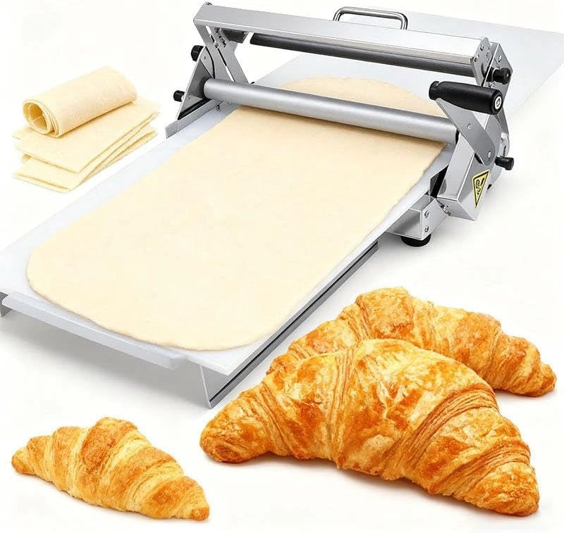 Laminoir ¨¤ Pate avec ¨¦paisseur R¨¦glable - Id¨¦al pour Pizzas et Patisseries