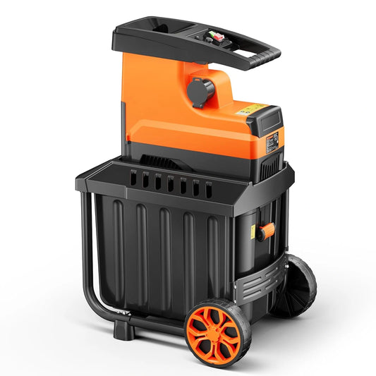 Broyeur de Jardin ¨¦lectrique 2800W DOVAMAN avec Moteur Brushless, Diam¨¨tre 45mm, Bac 60L, Silencieux et S?r