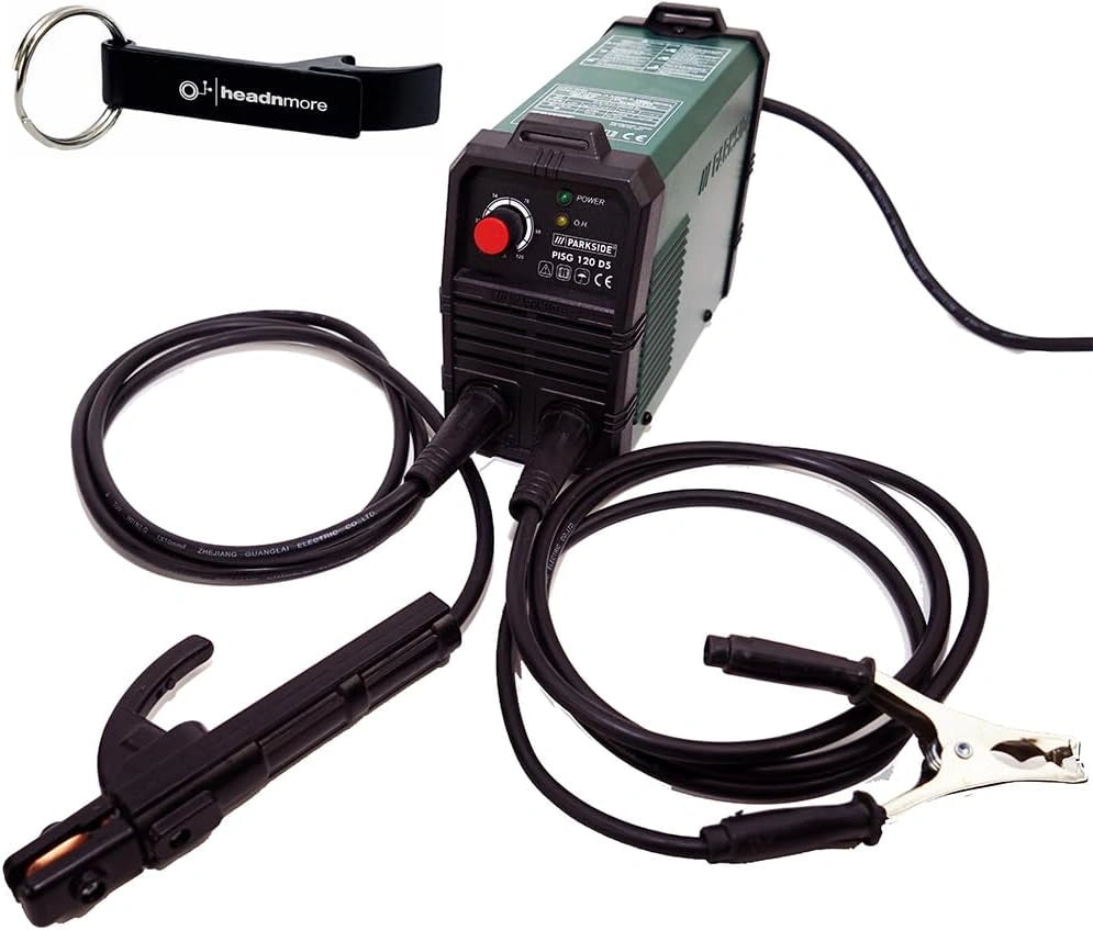 Poste ¨¤ souder inverter 120 A Parkside avec porte-cl¨¦s