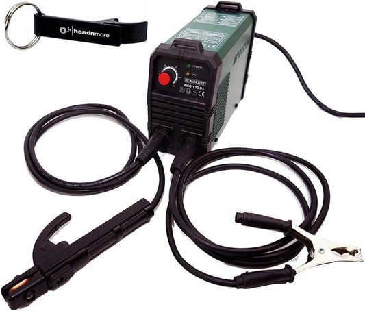 Poste ¨¤ souder inverter 120 A Parkside avec porte-cl¨¦s