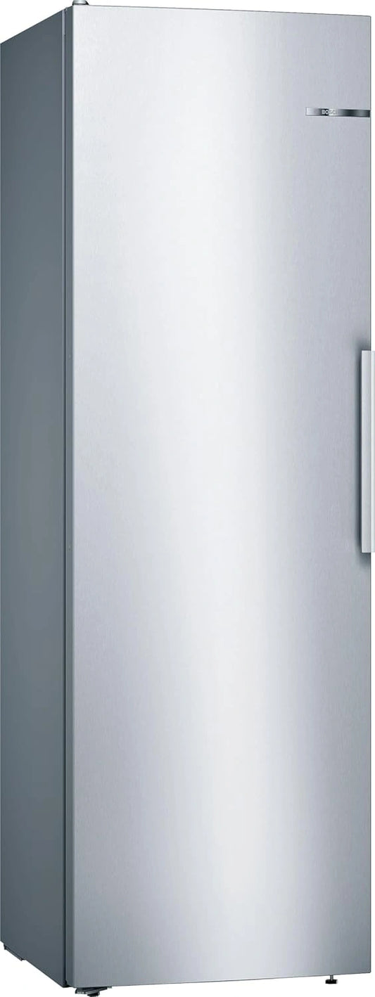 R¨¦frig¨¦rateur Bosch S¨¦rie 4, 1 Porte, 346L, Libre-Pos¨¦e, Inox, 186x60cm
