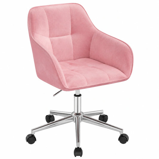 chaise-de-bureau-ergonomique-en-velours-rose-iqtmug3710xj