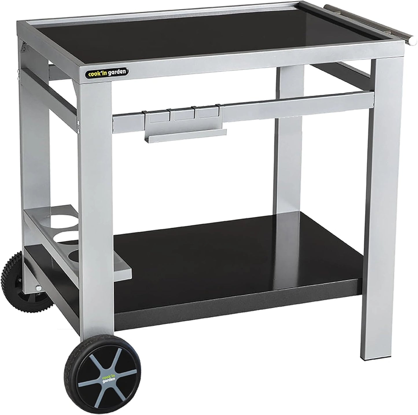 Chariot de Cuisine Ext¨¦rieure - Plan de Travail Mobile pour Barbecue et Plancha