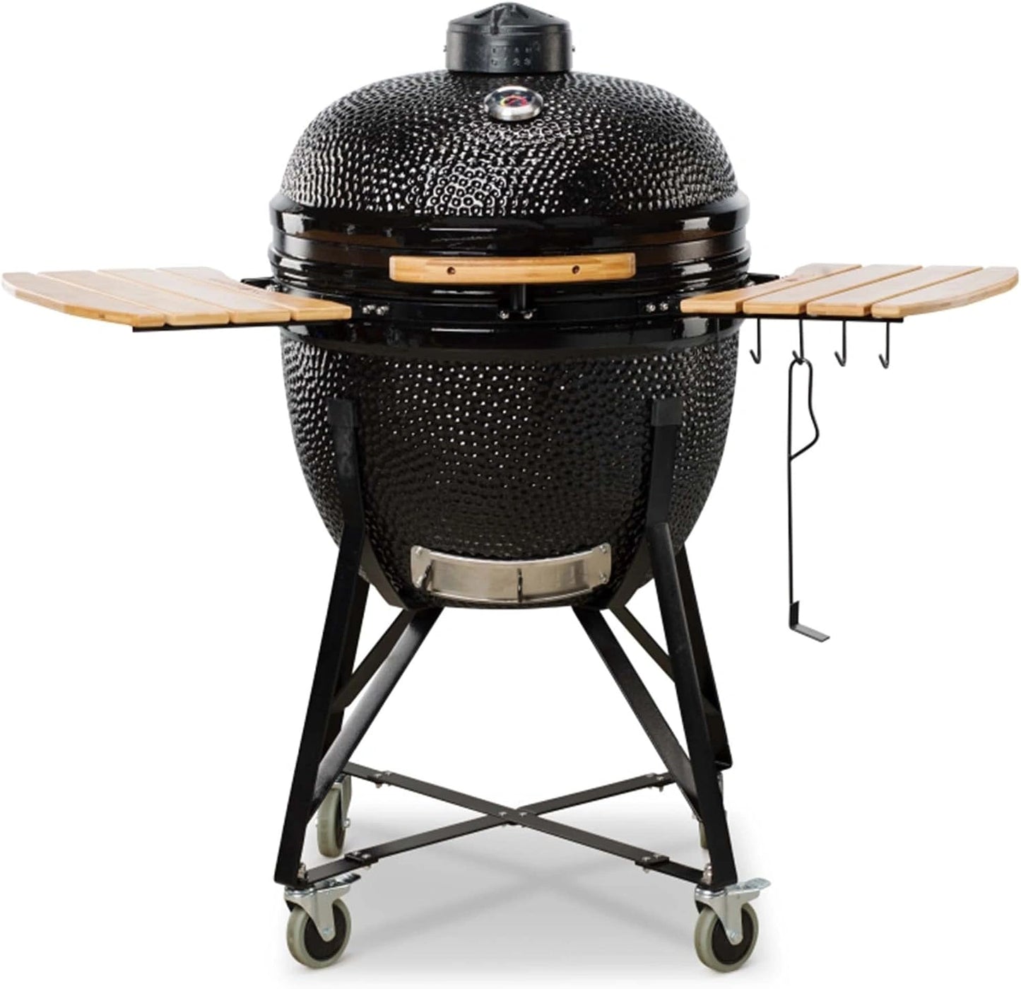 Barbecue Kamado en C¨¦ramique XXL ? 64cm avec Accessoires - Inclus 6 Ustensiles
