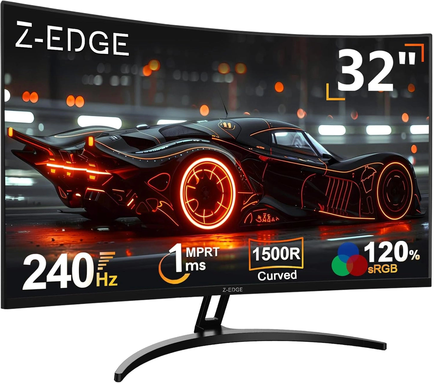 Moniteur Gaming Incurv¨¦ 32'' 240Hz 1ms - FreeSync, Full HD, Cadre Fin