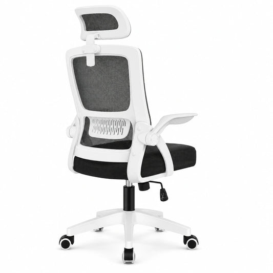 chaise-ergonomique-de-bureau-avec-support-lombaire-et-accoudoirs-rabattables-blanche-uomnal3750zk