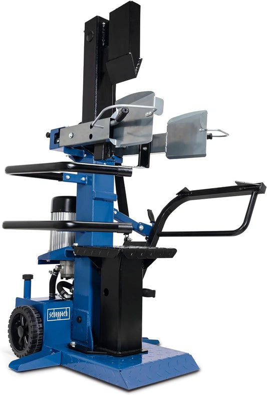Fendeur de B?ches ¨¦lectrique 10T 3150W Scheppach, Table Pivotante, Longueur 1070mm